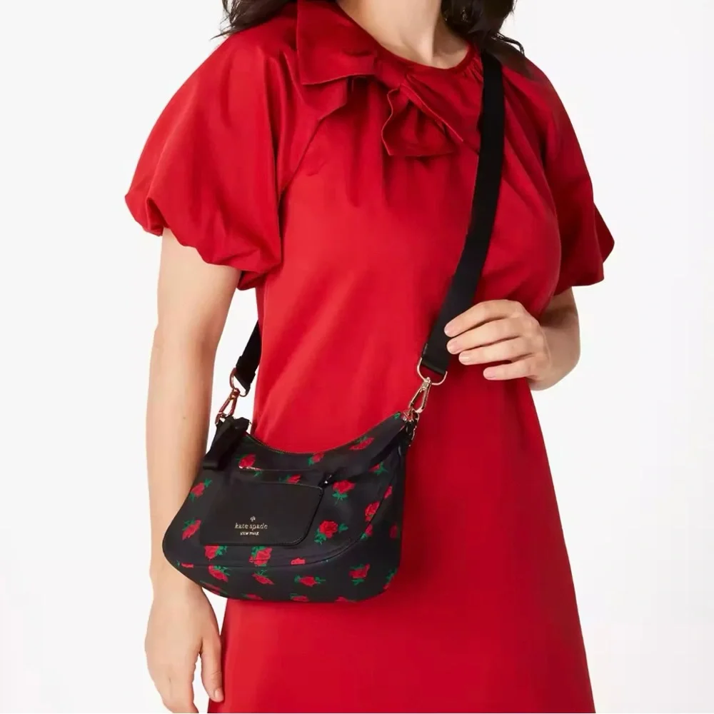 NWT KATE SPADE Chelsea Rose Toss Printed Crossbody - Picture 5 of 5